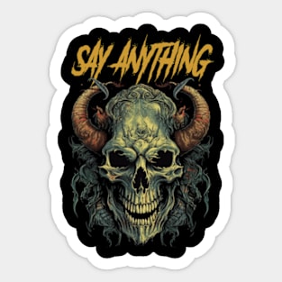 SAY ANYTHING MERCH VTG Sticker